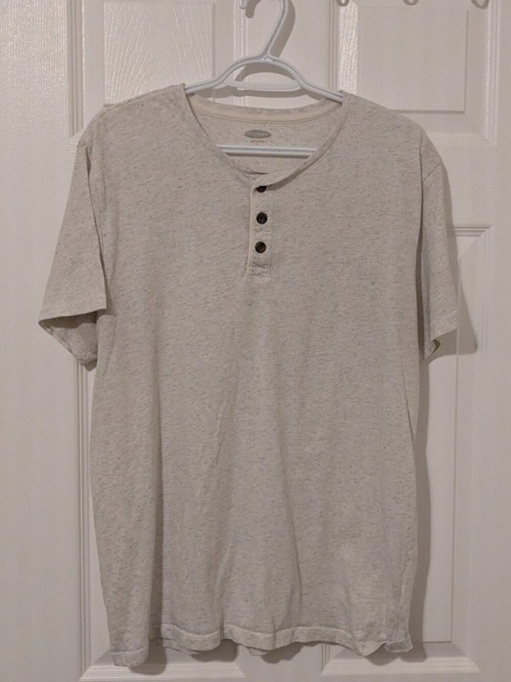 Old Navy soft washed short sleeve henley size large